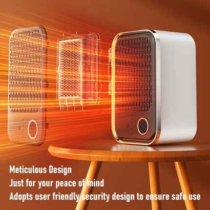 Auto Shut Off Desktop Heater PTC Ceramic Overheat Prevention 3 Modes Room Heating Fan For Winter Indoor Use