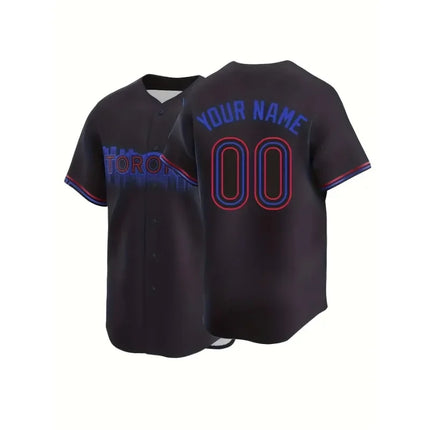 Custom Baseball Jersey - Personalized Name & Number