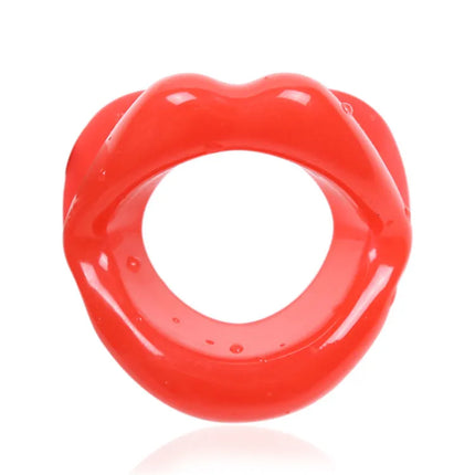 Female Blowjob Toy Sex Slave Rubber Lips O Ring Open Mouth Gag Oral Fetish Bdsm Bondage Restraints Erotic Sexual Toys Adult Game