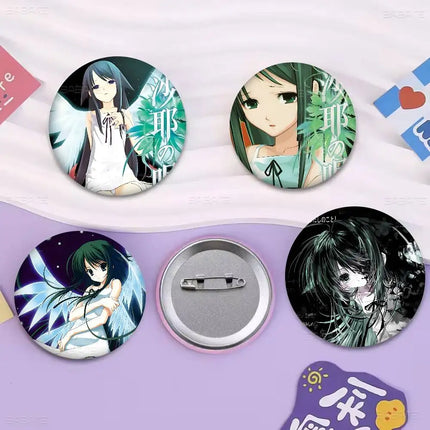 Classic Horror Game Saya No Uta Anime Brooches Cute Cartoon Badge Jacket Jeans Lapel Pin Gift Accessorie