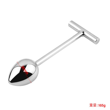 5 Size Ball Anal Plug Wand Sex Toy Prostate Massager Long Metal Butt Plug Dilator Anal Ball Stick Adult Goods G Spot Stimulate