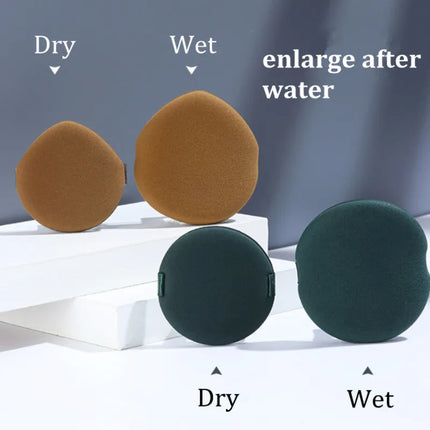 Yaozhi 3pcs Cosmetic Makeup Puff I'm Pineapple Pie Air Cushion Soft Blender Sponge Dry Wet Foundation Smooth Powder Makeup Tool