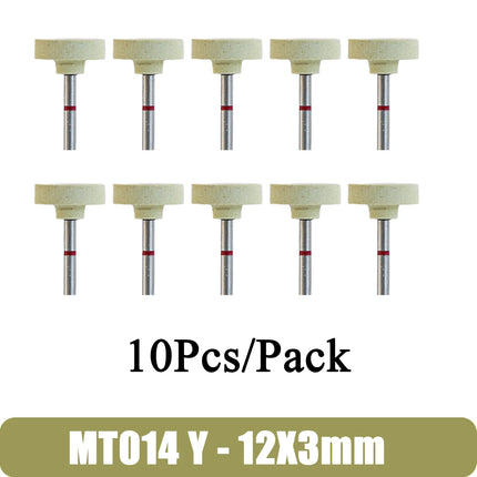10Pcs High Quality Dental Ceramic Diamond Polishing Burs for Dentist Lab Quick Polishing Zirconia Porcelain Crown Tools
