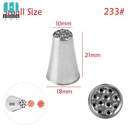 3pcs/set Grass Cream Icing Nozzles Cupcake Head Cake Decorating Stainless Steel Pastry Decor Tip Piping Pastry Cupcake