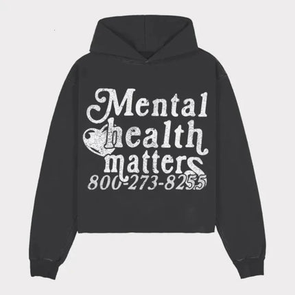 In Stock Ready To Ship European American Retro Hip Hop Punk Street Foam Letter Hoodie Fashion Casual Wear