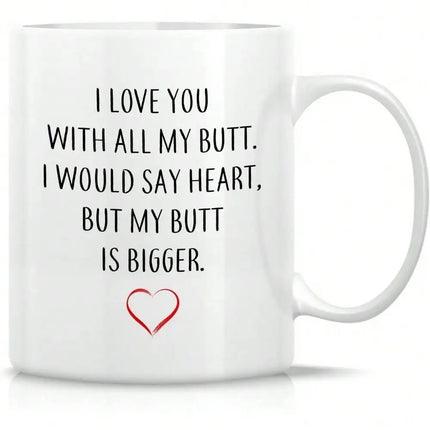 Fun Couples Mug, Girlfriend Mug, Boyfriend Mug, 11 oz Ceramic Coffee, Fun Birthday and Christmas Gift Inspiration