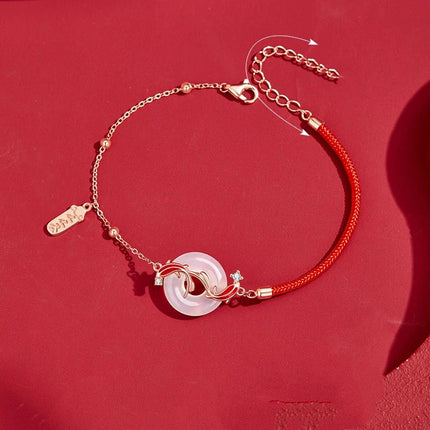 Fashion Simple Lucky Knot Red Rope Bracelets for Women Men Handmade String Adjustable Bracelet Friendship Amulet Jewelry Gift