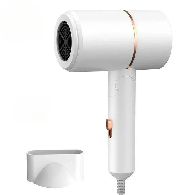 Folding Hairdryer High Power Negative Ion Hair Dryer Home Thermostatic Travel Portable Silent Hair Brush Dryer