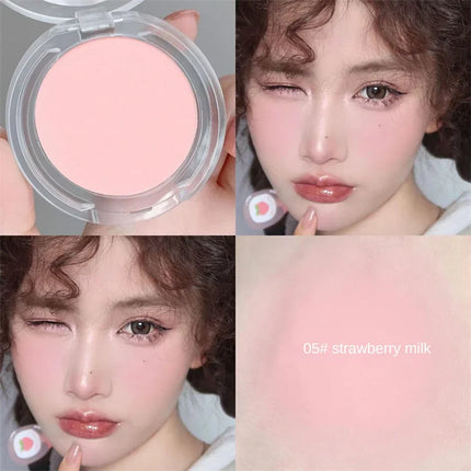 Face Waterproof Face Contouring Cosmetics Blush Matte Natural Cheek Tint Brighten Blusher Powder Women Makeup Tools