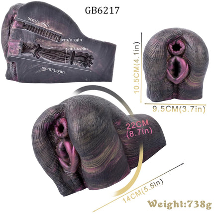 GEEBA Realistic Beast Creature Male Masturbator Soft Silicone Sex Simulation Pocket Pussy Adult Onahole Adult Sex Toys for Men