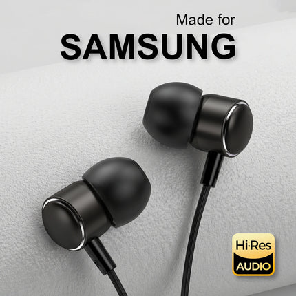 Type C Wired Headphones HiFi Stereo With Mic Earphones For Samsung Galaxy S25 S24 S23 Ultra Note 20 10 A53 USB C 3.5mm Headsets