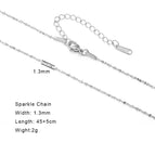 4 Sparkle Chain S / 45-50cm