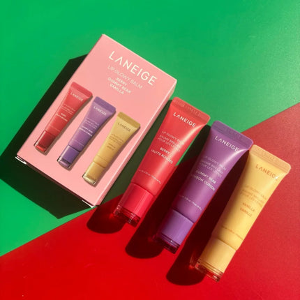 Laneige Lip Mask Jelly Sleep Lip Balm Night Repair Moisturising Treatment 4*8g Set Hydrating Light Nourishment Christmas Gifts
