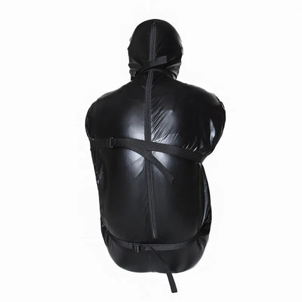 Restrained Sleeping Bag Binding Imprisoned Clothes Mummy Bondage Bag Full Coated Arm Bag  For Role-playing Game Experience Set