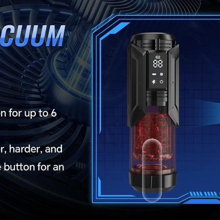 APP LED Automatic Male Masturbator Cup 7 Sucking Rotating Licking Thusting Modes Pocket Pussy Stroker Blowjob Sex Toys For Men