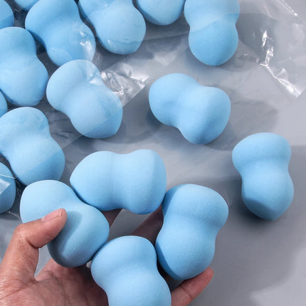 30Pcs Makeup Beauty Tools Set for Face, Large Sky Blue Makeup Sponge, Soft Sponge Puff,Friendly Face Cosmetic Applicators
