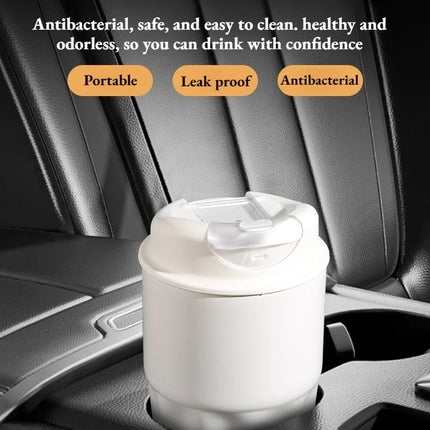260ml Petal Coffee Tumbler, 316 Stainless Steel Vacuum Cup, Antibacterial & Wide Mouth, Double-Wall Thermos for Hot/Iced Drinks