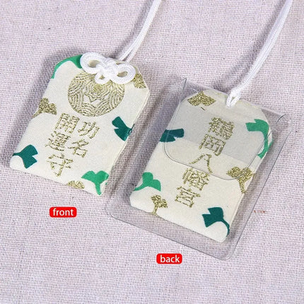 Small Blessing Japanese Prayer Lucky Charm Fortune Omamori Pray Chinese Pendant Beauty Success Couple Keychain Friend Kid Gift