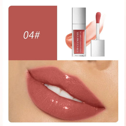 Hellokiss Lip Glow Oil 8ml Glossy Lip Oil Moisturizing Lip Glaze Transparent Lip Balm  Lip Stick Cherry