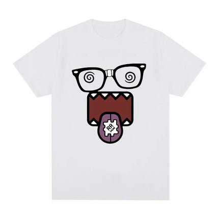 Fashion Kawaii Men T Shirt Pattern Y2K Cotton Print Round Neck Loose T-shirt Summer Women's Street Couple Tee Clothing