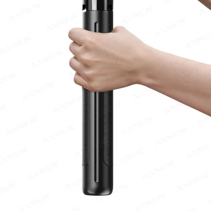 F16 Selfie Stick Tripod with 1708mm Long 8-Section Pole, Bluetooth Remote, 360° Rotation, 1/4 Interface, for Phone Camera Vlog