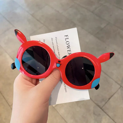 Kawaii Pokemon Pikachu Anti Glare Goggles Cartoon Vacation Travel Outdoor Sun Protection Glasses Student Sunglasses Girls Gifts
