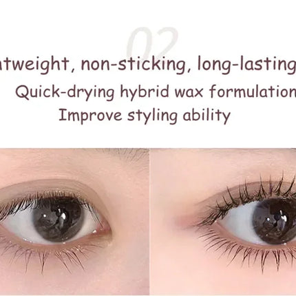 Judydoll Lashes Mascara Waterproof Silk Fiber Mascara Black Long Curling Eyelash Extensions Sexy Eyes Makeup Cosmetics