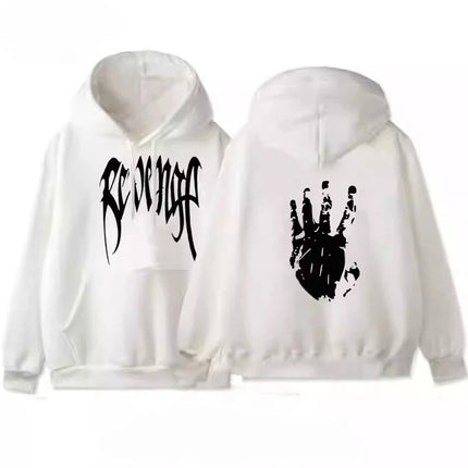 European and American Revenge Xxxtentacion Same Style XXX Commemorative Men's and Women's Hip-hop Hooded Rap Hooded Sweatshirt