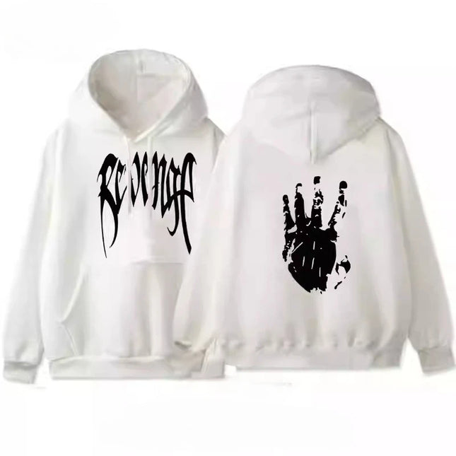 European and American Revenge Xxxtentacion Same Style XXX Commemorative Men's and Women's Hip-hop Hooded Rap Hooded Sweatshirt