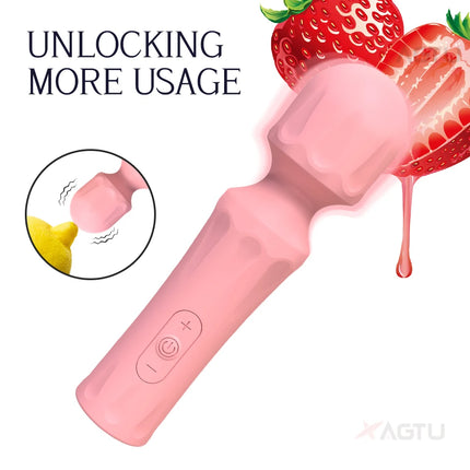 Powerful AV Magic Wand Dildo Vibrator for Women Nipple Clitoris G spot Vagina Stimulator Vibration Massager Adult Sex Toys 18