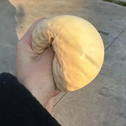 Simulated Peanut Squeeze Toy Squishy Slow Rebound Fidget Toy Relieves Pressure Anxiety Peanut Decompression Toy Friends Gift