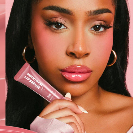 QIBEST Mirror Pearl Lipgloss Long Lasting Moisturizing Lipstick Shine Glitter Lip Glaze Non Stick Cup Jelly Pout Lip Tint Makeup