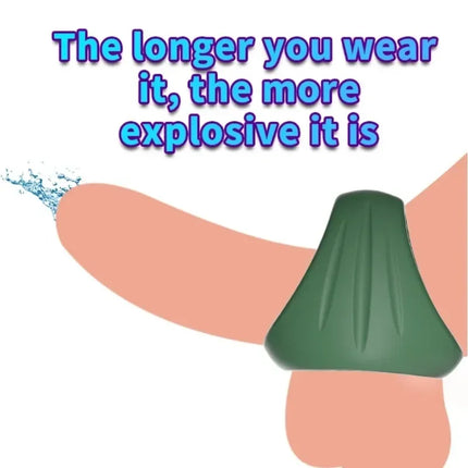 Cock Rings Silicone Ball Stretcher Delay Ejaculation TPE Penis Ring for Men Sex Toys Adjustable Semen Lock Ring SM Penis Sleeve