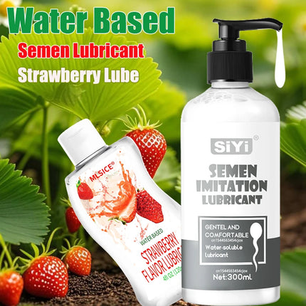Sexy Adult Anal Lubricant for Sex Semen Lube Fruity Vagina Water Based Man Fake cum Sperm Lubrication Gay Intimate Toy Gel Oil