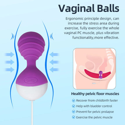 Wireless Remote Control Vaginal Ball Vibrator 10 Speeds Kegel Ball Vibrating Eggs G Spot Stimulator Vibrators Sex Toys for Women