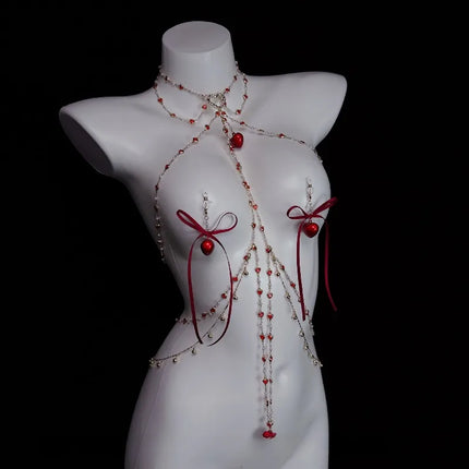 5Types of Heart-Shaped Nipple Clamps All-in-One SM Training Adult Teasing Breast Stimulation Sexy Accessories for Women Sex Toys