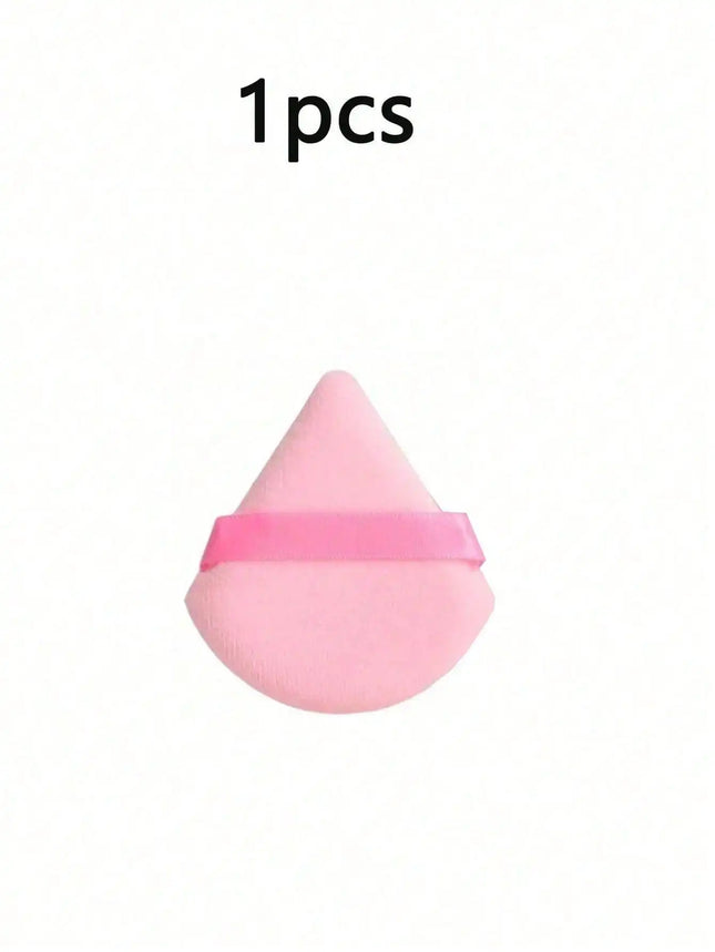20/10/3/1pc Triangular Velvet Makeup Powder Puff, Facial Powder Puff, Reusable Makeup Powder Puff, And Eye Makeup Powder Puff