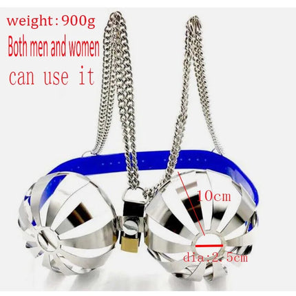 New 3 Colors Stainless Steel Women Adjustable Chastity Bra Lock Female Chastity Device Breast Protection Roleplay Sex Toys