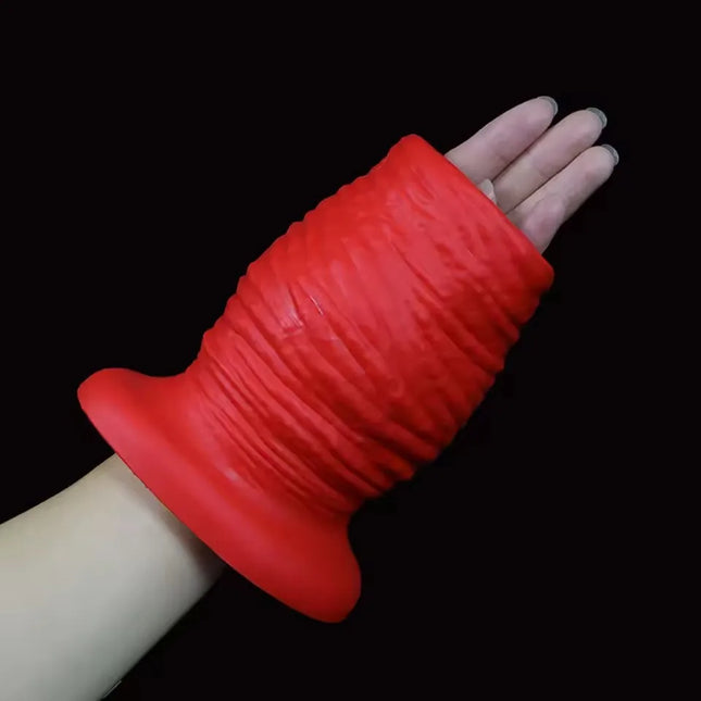 Hollow Butt Plug Silicone Huge Anal Plug Speculum Peep Sex Toys For Women Men Gay Fisting Boxing Gloves Enema Flushing Adult Toy