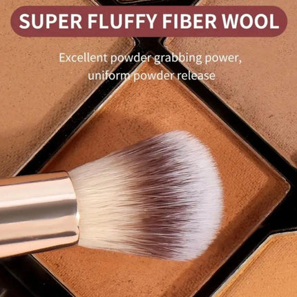 Double Ended Foundation Brush Set Flat Top Angled Contour Makeup Brushes For Liquid Powder Cream Blending