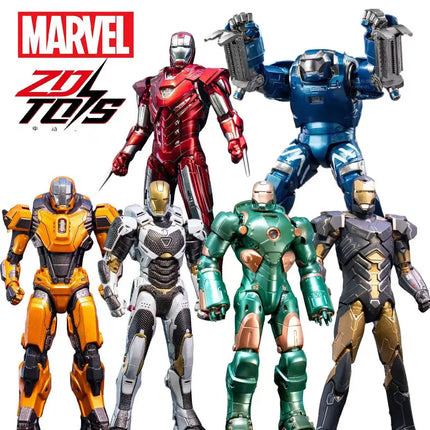 ZD Toys Iron Man Action Figures (Models: MK1-MK7,MK9 MK11, MK12, MK14, MK15, MK23, MK27, MK38, MK40, MK42, MK43,MK46 7-Inch, etc