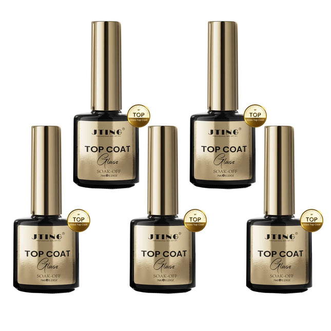 JTING 1/3/5pc 7ml Clear Base Top Coat Gel Polish Uv Semi Permanent Nail Polish  Long Lasting Glass Top Coat  Base Coat