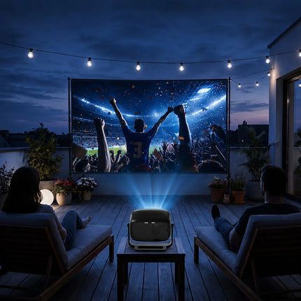 AOC RC6 Smart Projector 4K Supported Native 720P Android WiFi 6 Bluetooth 5.4 Auto Focus Home Theater Portable Projector