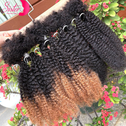 30g/Pack Natural 4C Afro Kinky Curly Human Hair Bulk Extensions No Weft for Permanent Micro Locs/Twists/Braids/Repair Locs