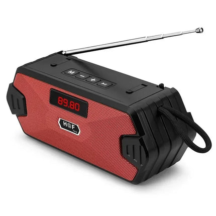 Portable Wireless Bluetooth-compatible Speaker Bass Column Outdoor USB Speakers With FM Radio AUX TF MP3 For Phone