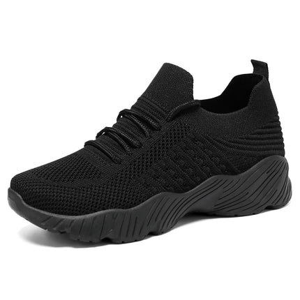Women's Sneakers Breathable Casual Women Sock Shoes Lace Up Ladies Flats Female Spring Vulcanized Running Zapatillas De Mujer