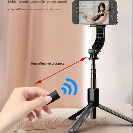 FGCLSY Bluetooth Handheld Gimbal Stabilizer Mobile Phone Selfie Stick Aluminum Alloy Adjustable Tripod for Smartphone Live