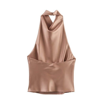 JNLEAOG Autumn New Women's Faion Design Silk Satin Feel Hanging Ne Dr European Sle Bal Slim Fit Polyester Velvet