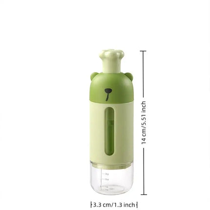 Shaker Canister Quantitative Salt Shaker Moisture-proof Metering Salt Shaker Push Type Salt Dispenser Salt Tank Sugar Bottle