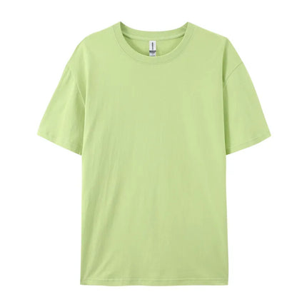 Free Printing 180gsm 100% Cotton Short Sleeve Tops Tee, Custom Order Choice Yourself, Unisex O-Neck Men's T-Shirt Plus Size S-6XL